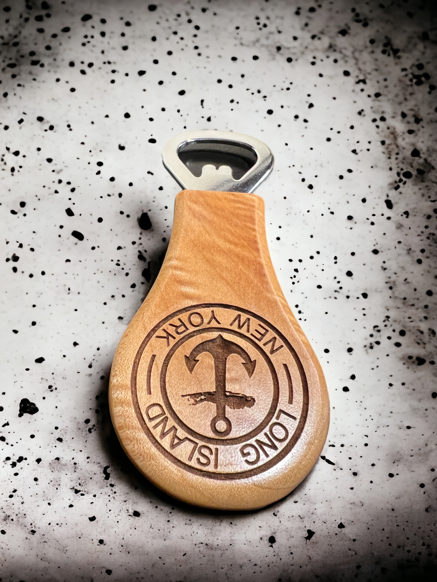 Maple Bottle Opener Magnetic Long Island Anchor