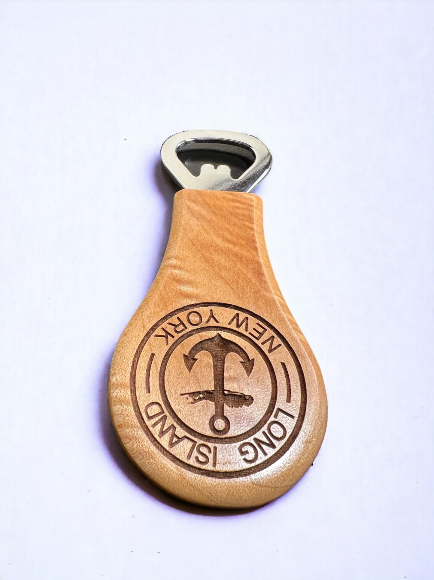 Maple Bottle Opener Magnetic Long Island Anchor