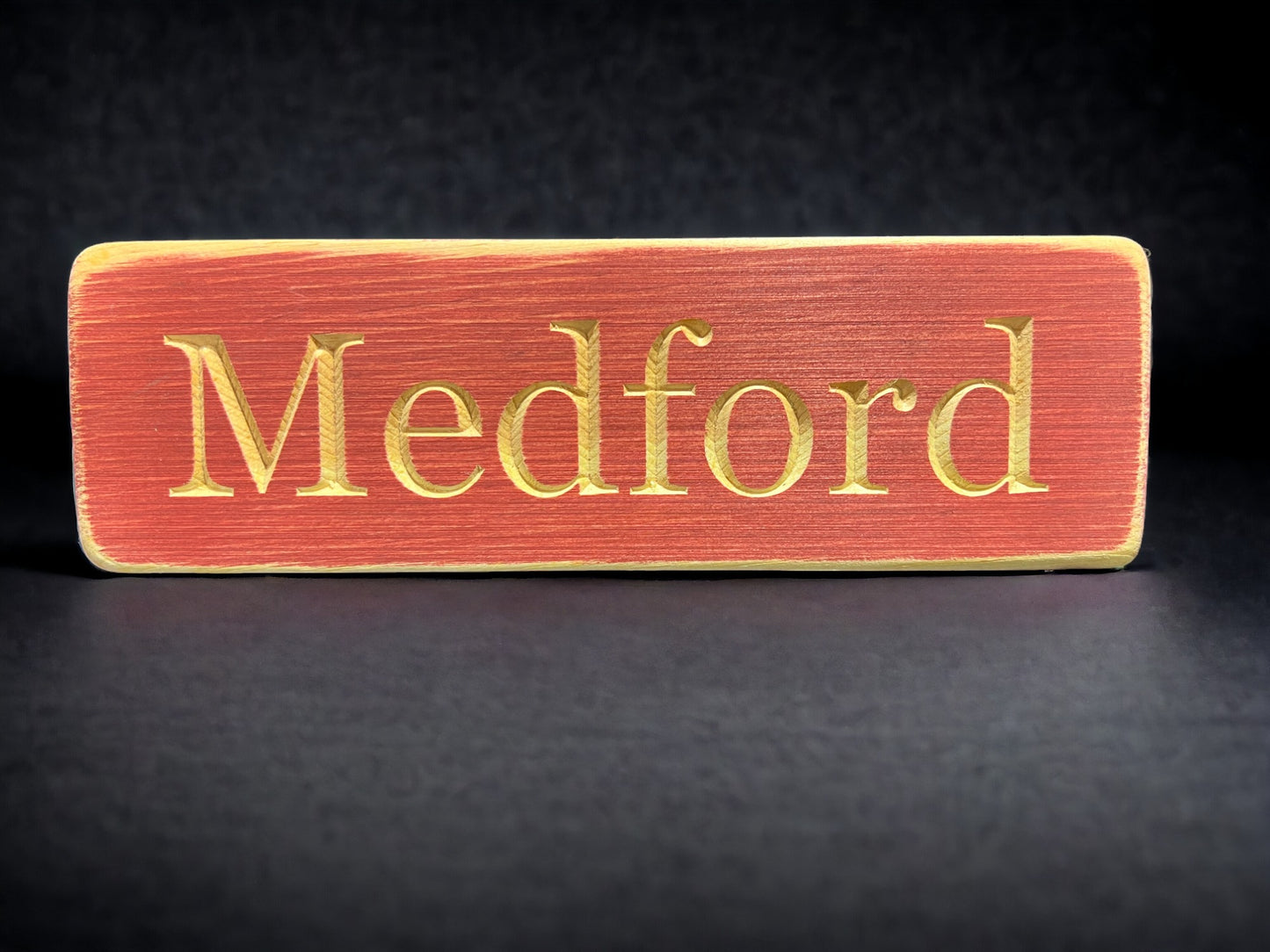 Medford wood sign