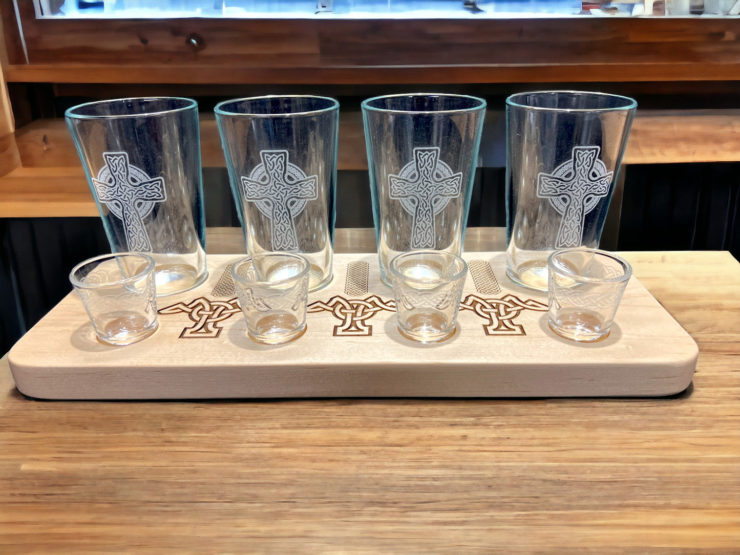 Dublin Drop Shot Flight Maple 2