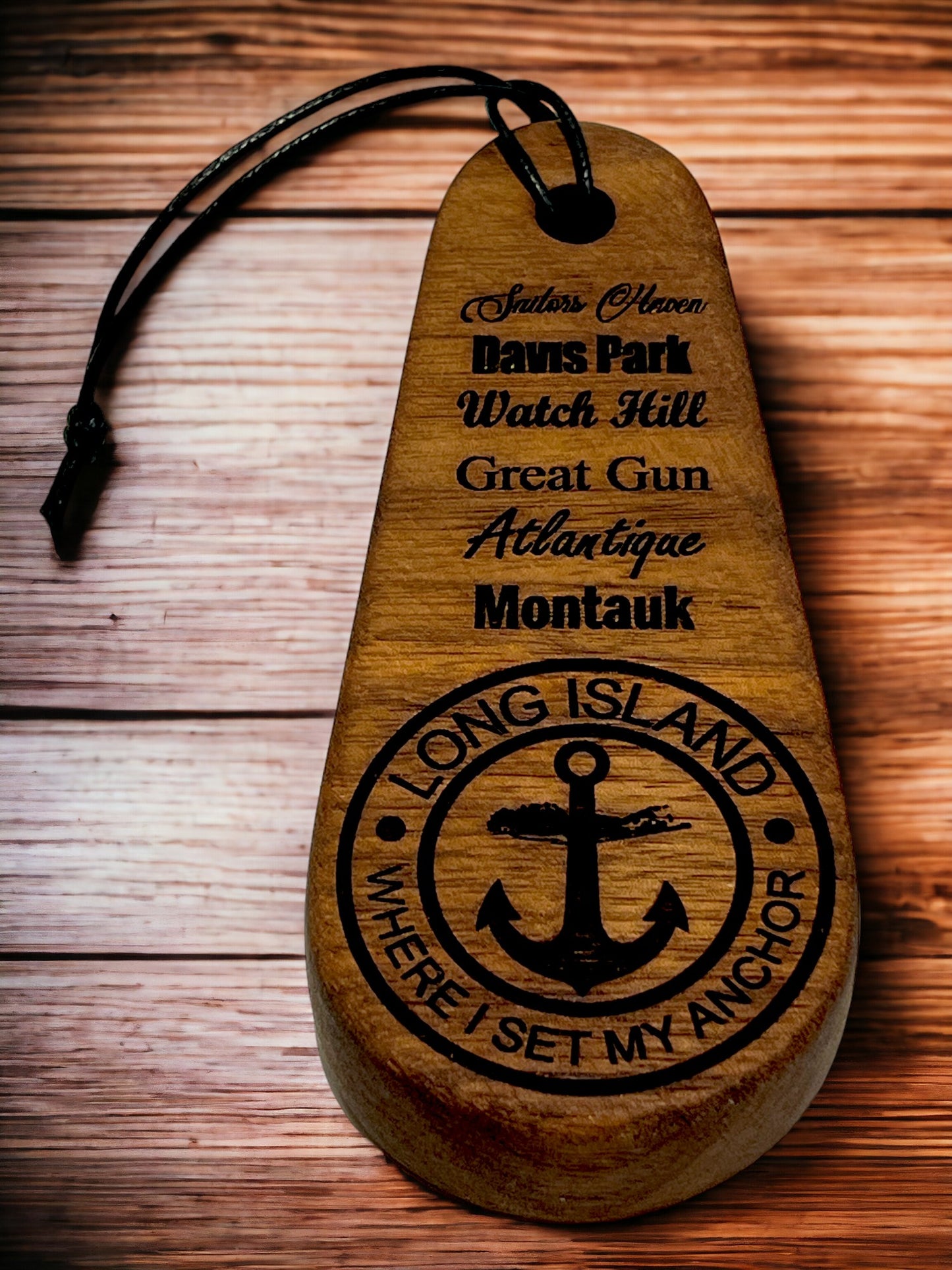 South Shore bottle opener Long Island Anchor (Walnut)