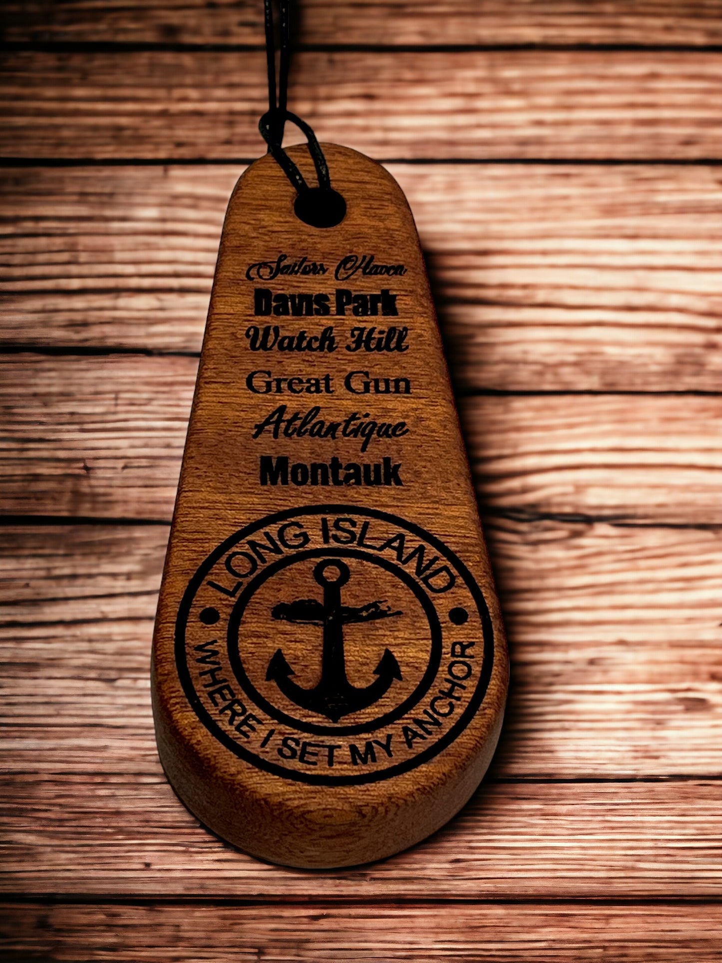 South Shore bottle opener Long Island Anchor (Mahogany)